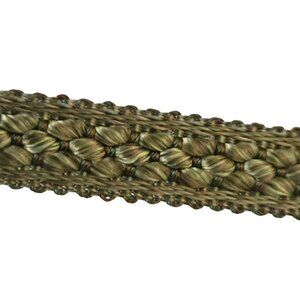 Retired Samuel & Sons 2 Yds 1/2" Labrecque Gimp Green Border Braid Trim Designer